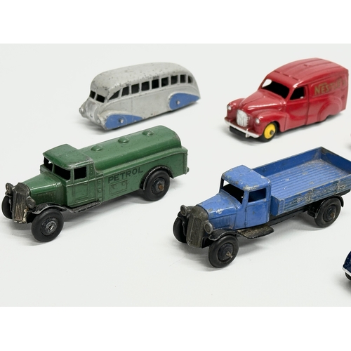 410 - A collection of vintage Dinky model cars.