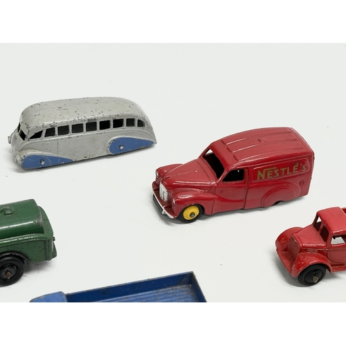 410 - A collection of vintage Dinky model cars.