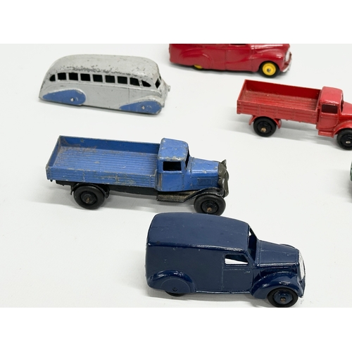 410 - A collection of vintage Dinky model cars.