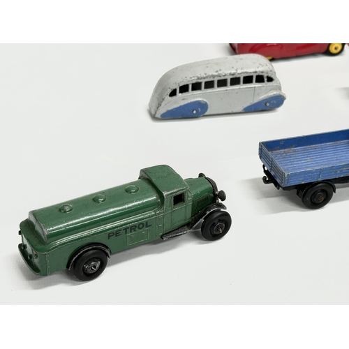 410 - A collection of vintage Dinky model cars.