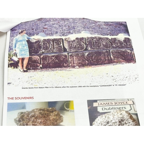 102 - 6 pieces of Souvenir Granite from Lord Nelson’s Pillar in Dublin.