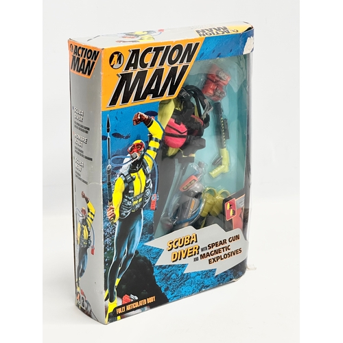 430 - A 1993 Hasbro Action Man Scuba Diver. No action figure. With Spear Gun, Magnetic Explosives and othe... 