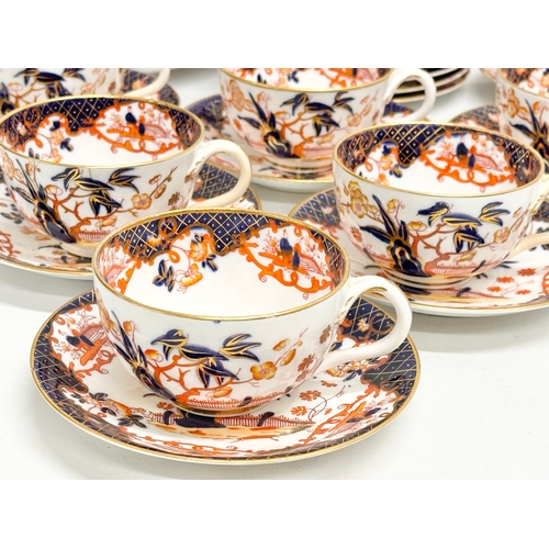 124 - A 27 piece 19th Century Imari tea service.