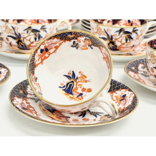 124 - A 27 piece 19th Century Imari tea service.