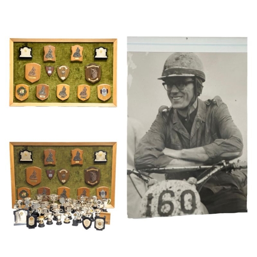 39 - The Norman W. N. Greenaway collection. Including a large quantity of silver plated motorcycle compet... 