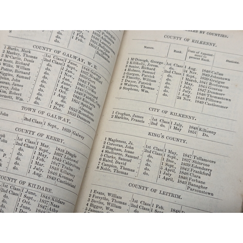 64A - A 19th Century Directory of Police Constabulary Departments, Coast Guards and Magistrates, etc. Date... 