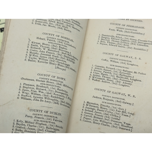 64A - A 19th Century Directory of Police Constabulary Departments, Coast Guards and Magistrates, etc. Date... 