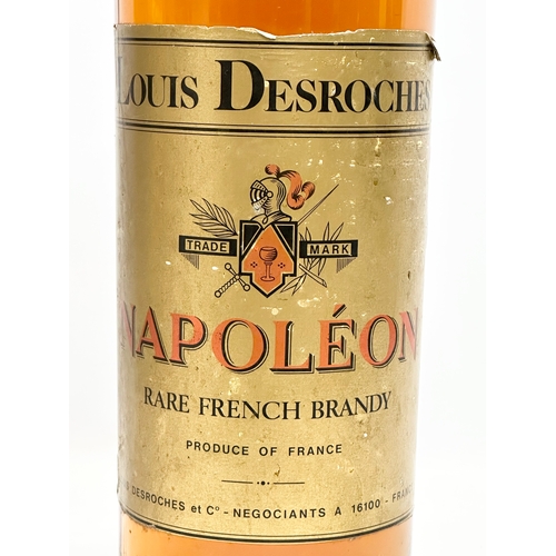 650 - A double magnum Louis Desroches Napoleon Rare French Brandy.