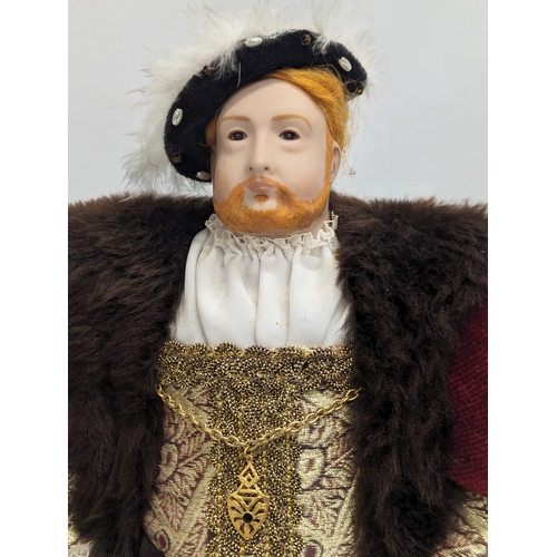 666 - A Royal Heritage Collection figure of King Henry VIII. 1993. 38cm