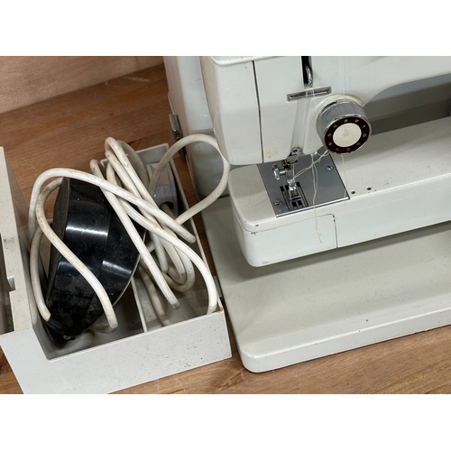 A vintage Toyota sewing machine. Model 8000.