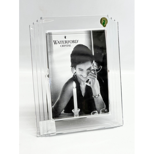 68 - Waterford Crystal photo frames. Waterford Portraits. 19.5x24.5cm