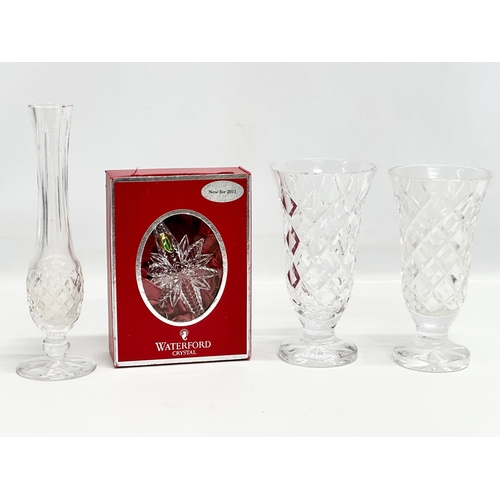 69 - A collection of Waterford Crystal. 23cm. 17.5cm.