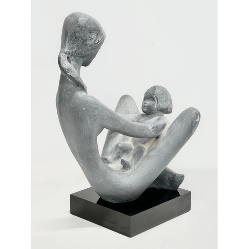 7 - Kathy Klein. An Austin Productions ‘Generations’ Mother & Child sculpture designed by Kathy Klein. 1... 