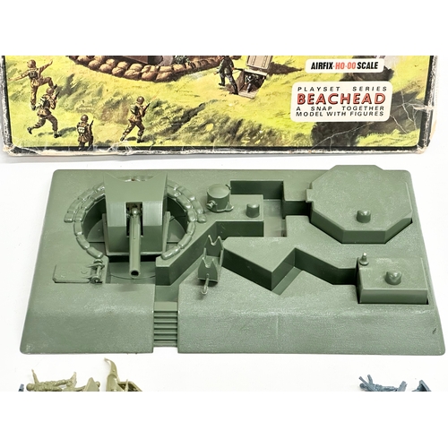 438 - A vintage Airfix Playset Series Beachead.