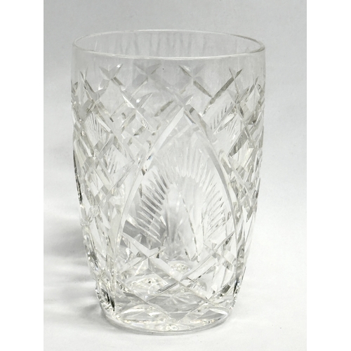 56 - A set of 6 Waterford Crystal ‘Shannon Jubilee’ whiskey glasses. 7.5x11cm