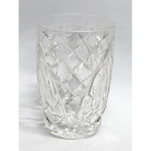 56 - A set of 6 Waterford Crystal ‘Shannon Jubilee’ whiskey glasses. 7.5x11cm