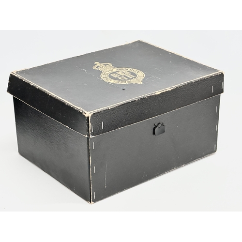 113 - Christy’s of London hat box with Wilson & Stafford top hat.