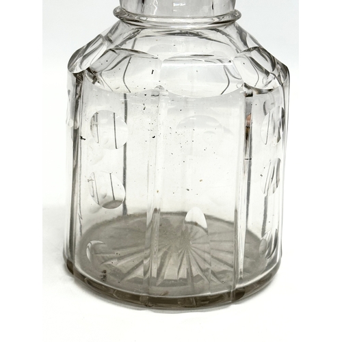 127 - A Late 18th/Early 19th Century George III decanter. Circa 1790-1810. 31.5cm