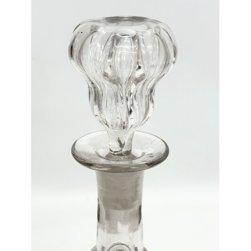 127 - A Late 18th/Early 19th Century George III decanter. Circa 1790-1810. 31.5cm