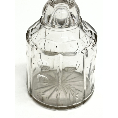 127 - A Late 18th/Early 19th Century George III decanter. Circa 1790-1810. 31.5cm