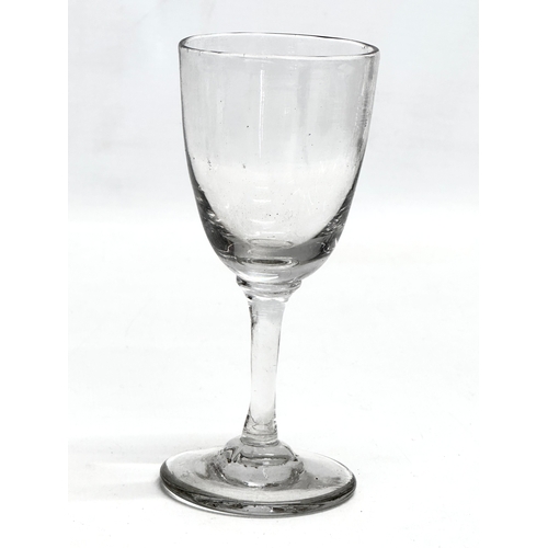 151 - A set of 6 Early Victorian port glasses. 12cm. Circa 1850