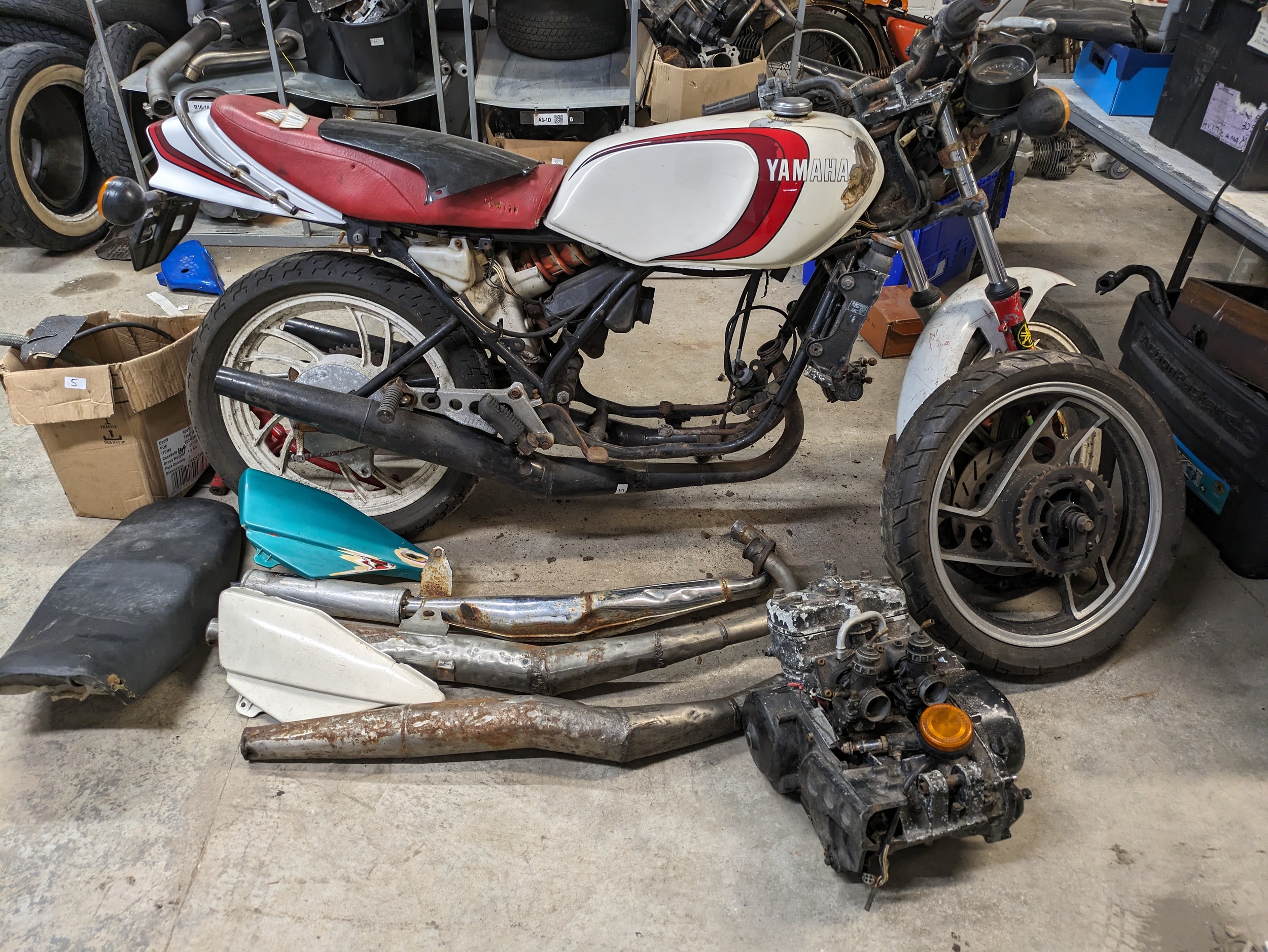 A 1980 Yamaha RD250 LC, Mars Matching frame Number