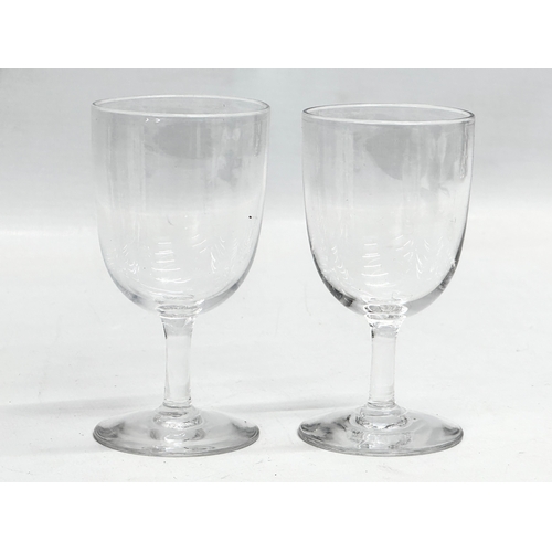 166 - A collection of Late 19th and Early 20th Century liquor and cocktail glasses.