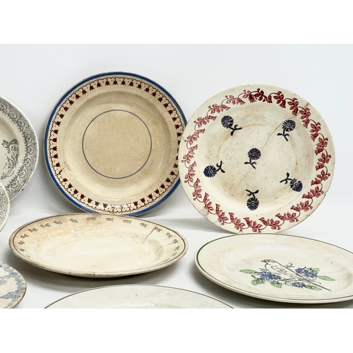 229 - A collection of Mid 19th Century Sponge Ware. 25cm