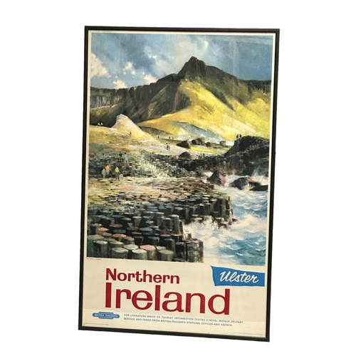 49 - An original 1960 Northern Ireland The Giants Causeway poster. Printed by Waterlow and Sons Limited. ... 