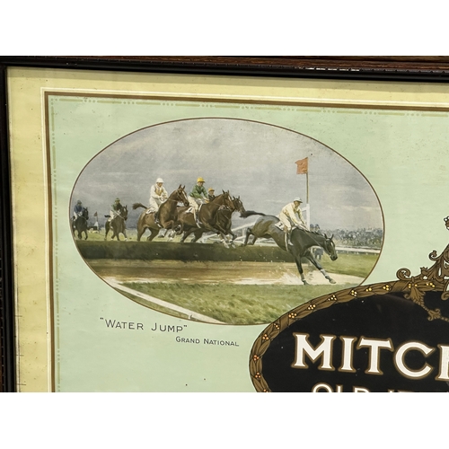 50 - A Late 19th Century Mitchell’s Old Irish Whiskey ‘Grand National’ advertising poster. 87x62cm