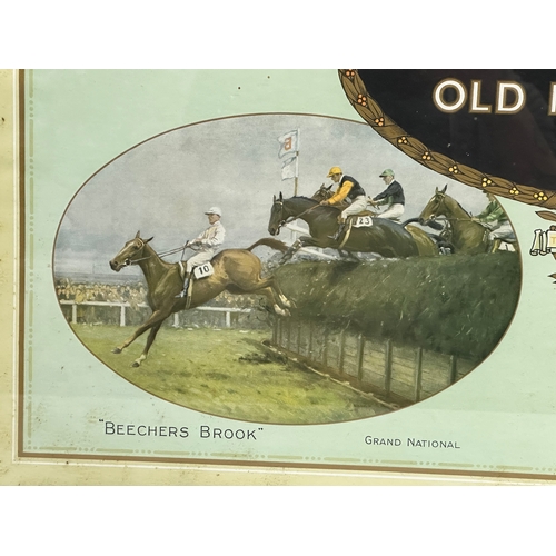 50 - A Late 19th Century Mitchell’s Old Irish Whiskey ‘Grand National’ advertising poster. 87x62cm