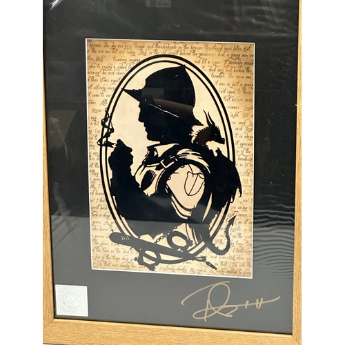 105D - A set of 6 signed Terry Pratchett pictures. 35x47cm