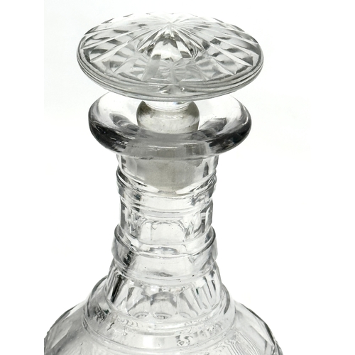 65 - An Early 20th Century Georgian style decanter. Circa 1920. 26cm