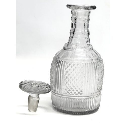 65 - An Early 20th Century Georgian style decanter. Circa 1920. 26cm