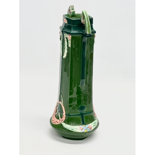 90 - An Early 20th Century Eichwald Bohemian, Art Nouveau vase by Bernhard Bloch (B. Bloch & Co) circa 19... 