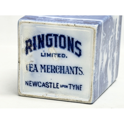 92 - An Early 20th Century Ringtons Limited tea caddy. Circa 1930. 11.5x11.5x20cm