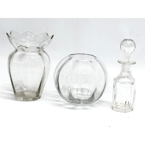 96 - A collection of Late 19th/Early 20th Century glassware. Circa 1860-1920. 12cm