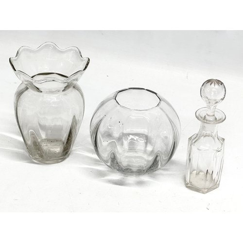 96 - A collection of Late 19th/Early 20th Century glassware. Circa 1860-1920. 12cm