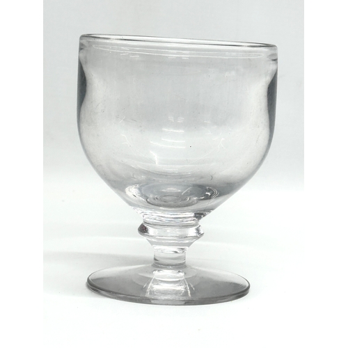 132 - 3 pieces of Late 19th and Early 20th Century glassware. A Late Victorian sweetmeat glass, circa 1900... 