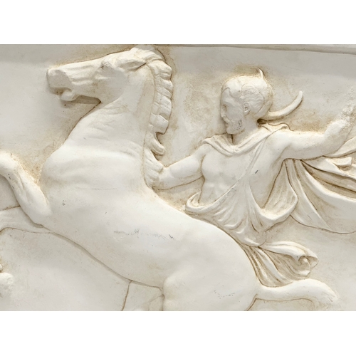 21 - A large ‘Parthenon Frieze’ wall plaque. After the original sculpture by Phidias. 36x28cm