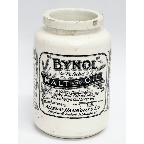 147 - Late 19th/Early 20th Century pharmacist jars. A. A Nature’s Herbal Ointment pot, Price 2s’ 9d Per Po... 