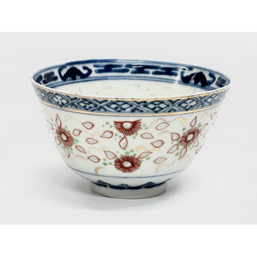 161 - A collection of 18th/19th and 20th Century Chinese and Japanese pottery. Qianlong bowl 25x4.5cm. Jia... 