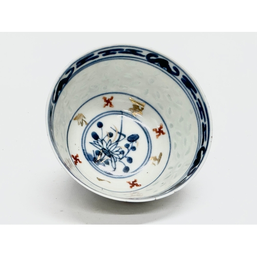 161 - A collection of 18th/19th and 20th Century Chinese and Japanese pottery. Qianlong bowl 25x4.5cm. Jia... 