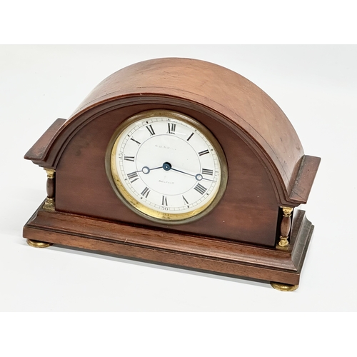 167 - An S.D. Neill mahogany cased mantle clock. Swiss works. Early 20th Century. Circa 1900-1910. 23x9x15... 