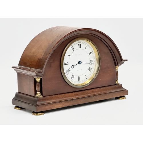 167 - An S.D. Neill mahogany cased mantle clock. Swiss works. Early 20th Century. Circa 1900-1910. 23x9x15... 