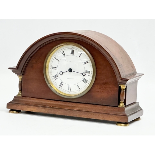 167 - An S.D. Neill mahogany cased mantle clock. Swiss works. Early 20th Century. Circa 1900-1910. 23x9x15... 