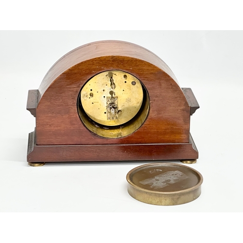 167 - An S.D. Neill mahogany cased mantle clock. Swiss works. Early 20th Century. Circa 1900-1910. 23x9x15... 