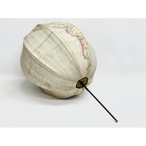 20 - Betts’s Patent Portable Globe. An Early 20th Century Betts’s Collapsible Terrestrial Globe with orig... 