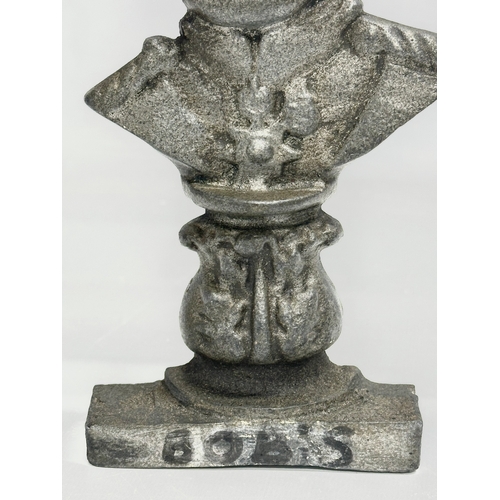 187 - A late 19th/Early 20th Century spelter ornament of Lord Kitchener. 20.5cm