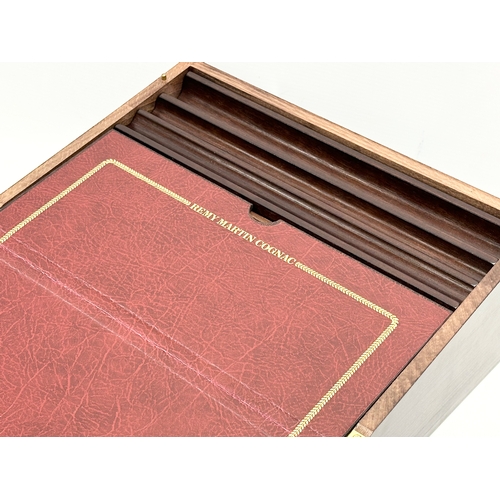 190 - A Remi Martin cognac writing slope. 50.5cm open. 24x24.5x14.5cm closed.